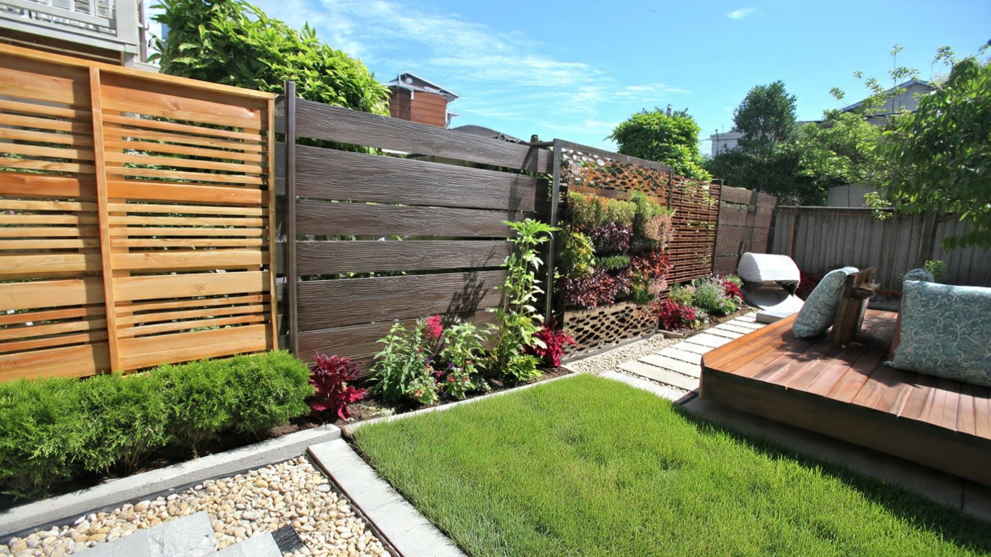 Stylish Small Privacy Fence Ideas for a Cozy and Secluded Outdoor Space