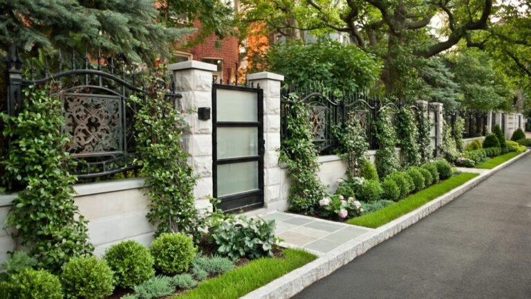 Stylish Wrought Iron Fence Privacy Ideas for a Secure Outdoor Space