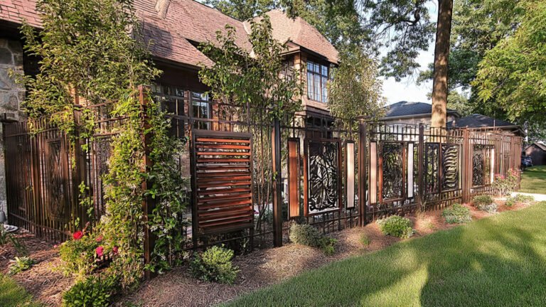 Iron Fence Privacy Ideas That Feel Like Shelter Without Walls