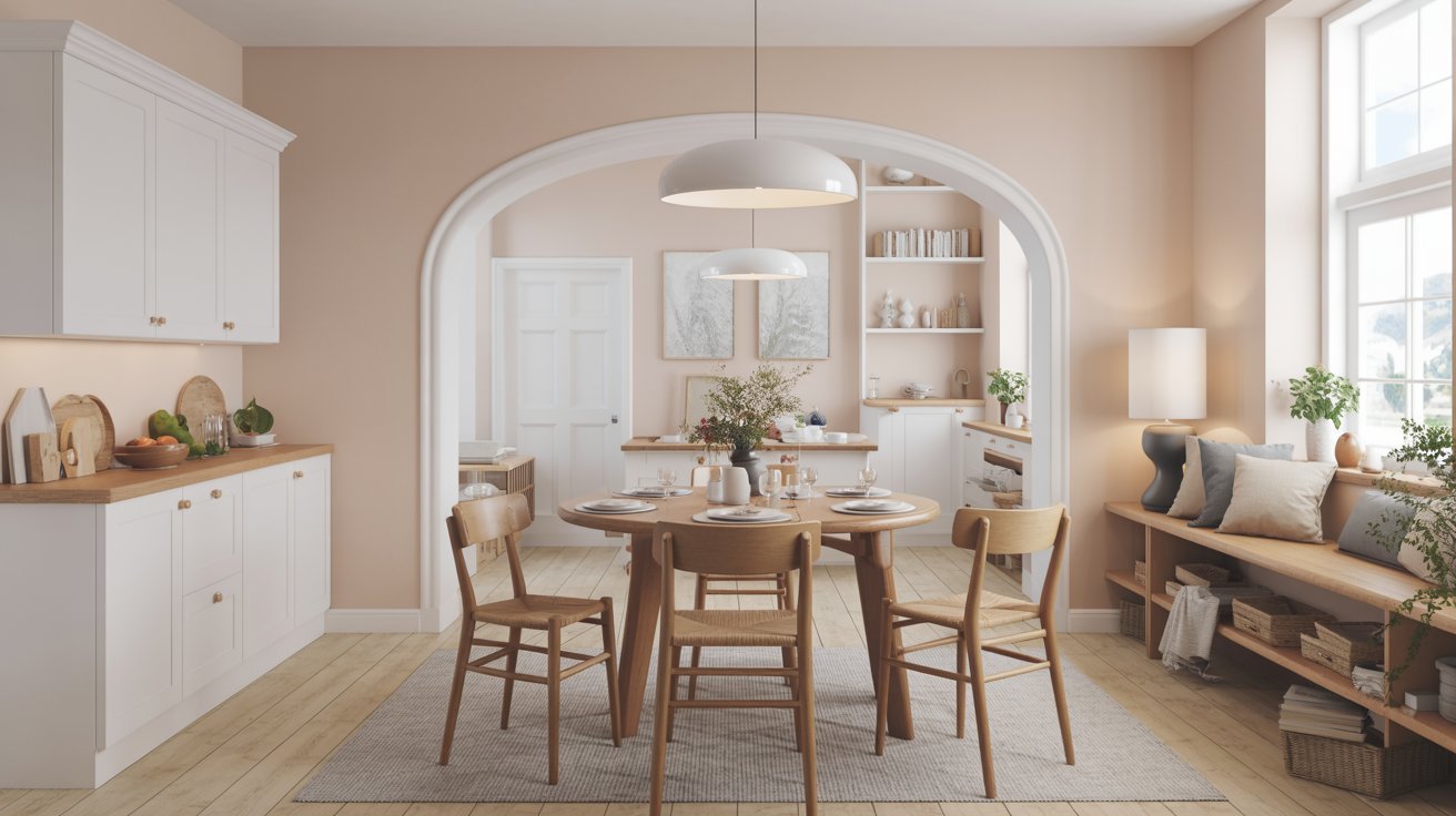 modern cottage dining room