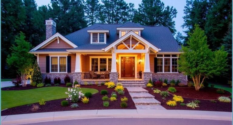 25 Craftsman House Landscaping Ideas for a Timeless Front Yard