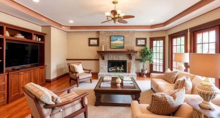 25 Craftsman Style Homes Interior Living Room Ideas for Warmth and Character