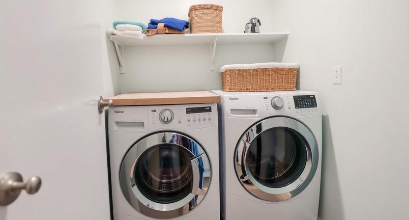 Small Apartment Laundry Room