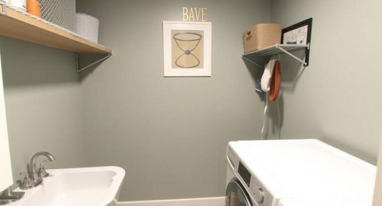 20 Smart Designs for a Small Basement Laundry Room