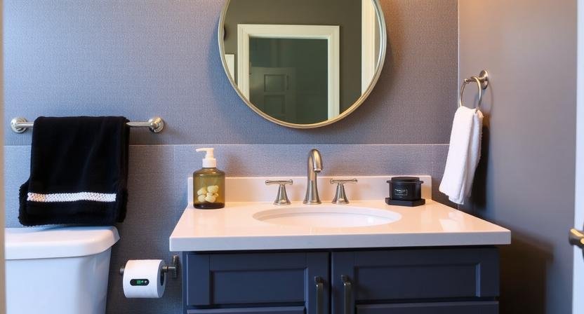 Small Bathroom Accent Wall Ideas