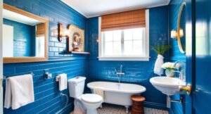 Small Blue Bathroom Ideas