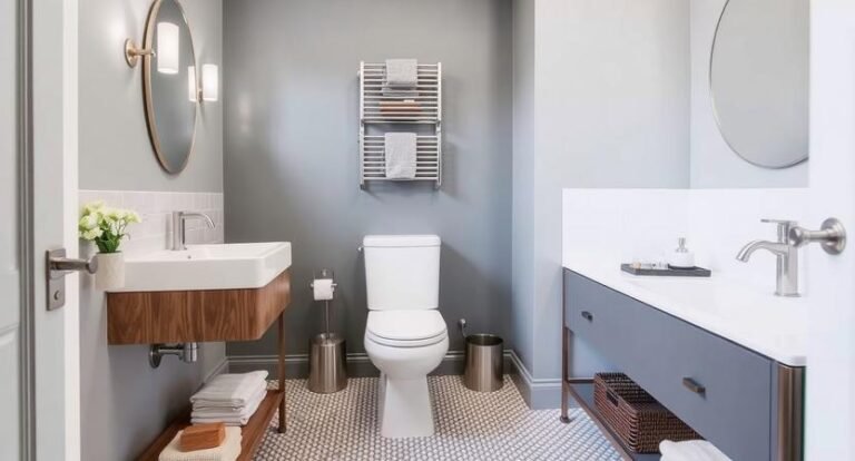 Small Grey Bathroom Ideas for a Modern Makeover