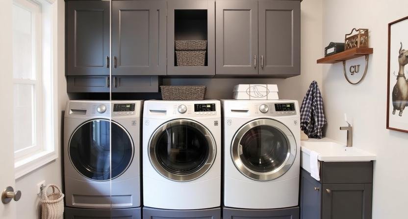Small Laundry Room Cabinet Ideas