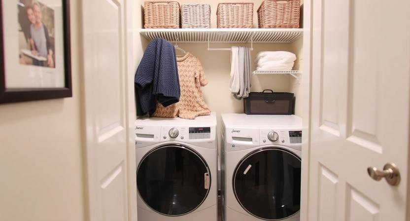 Small Laundry Room Closet