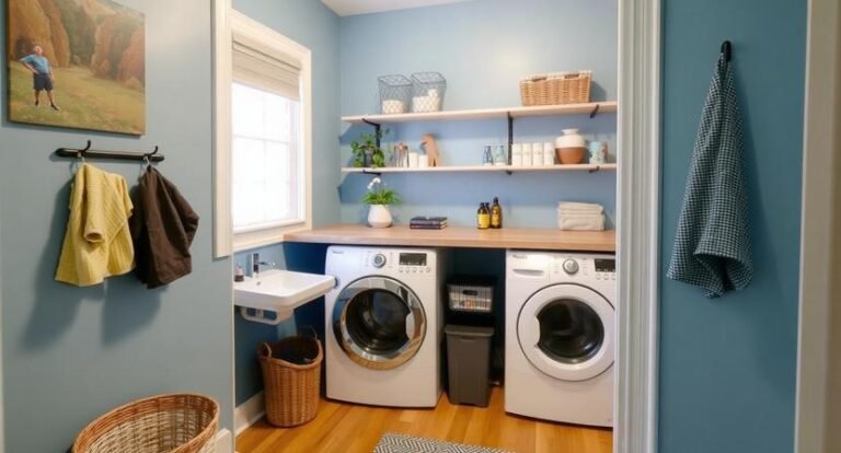 6 Super Small Laundry Room Ideas with Water Heater for Maximum Space