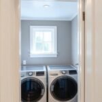 Small Laundry Room with Window Designs