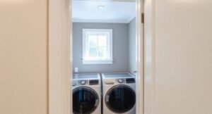 Small Laundry Room with Window Designs