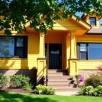 Yellow Craftsman House