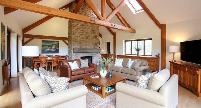 barndominium living room Ideas