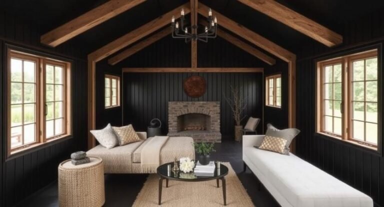 18 Bold Black Barndominium Interior Ideas For a Striking Home