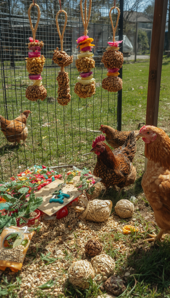 DIY Chicken Enrichment Ideas for Backyard Flocks Foraging Food Based Enrichment