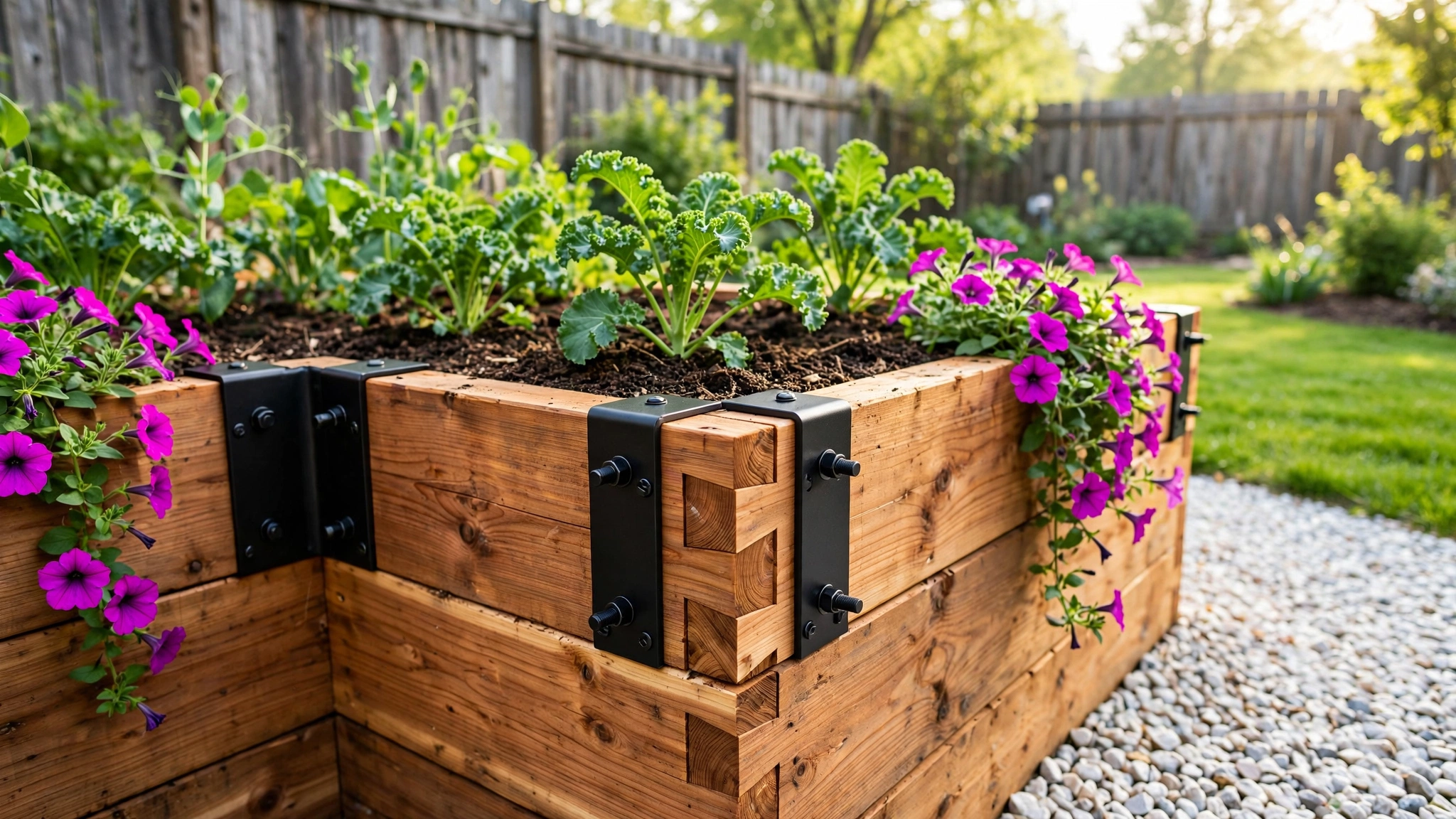 Raised Garden Bed Corners