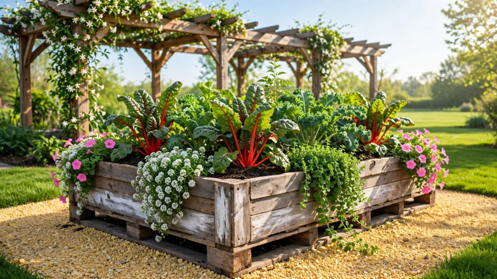 pallet raised garden
