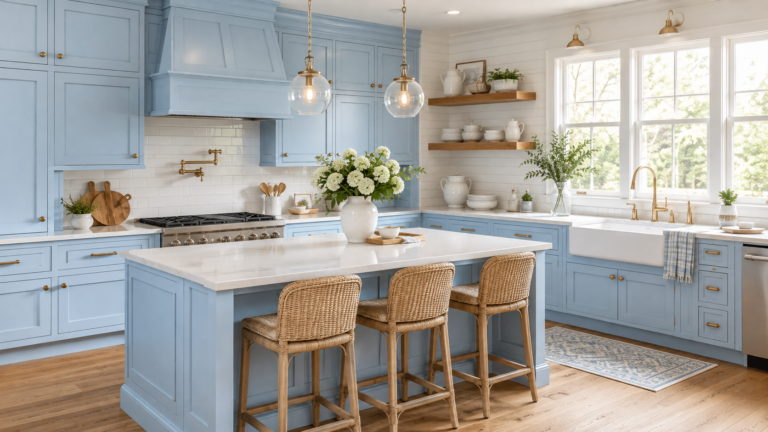 17 Baby Blue Kitchen Ideas for a Dreamy, Airy Space