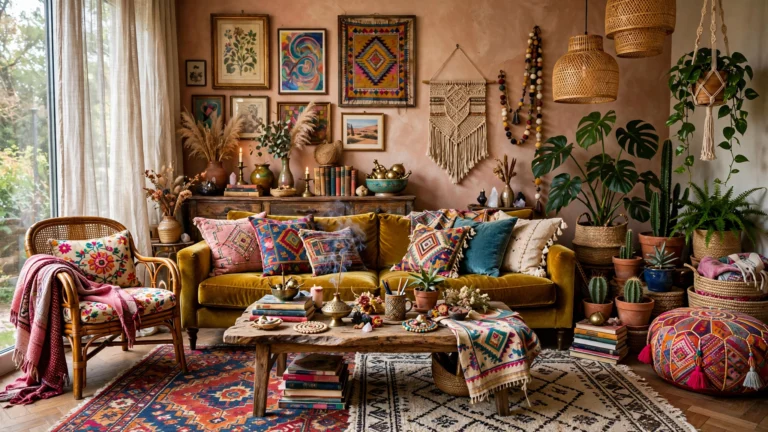 18 Eclectic Bohemian Living Room Ideas to Transform Your Space