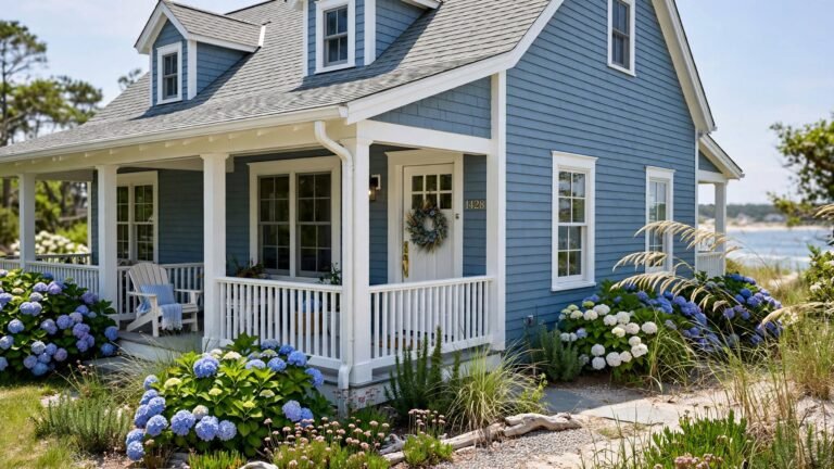 17 Coastal Blue House Exterior Ideas to Transform Your Home