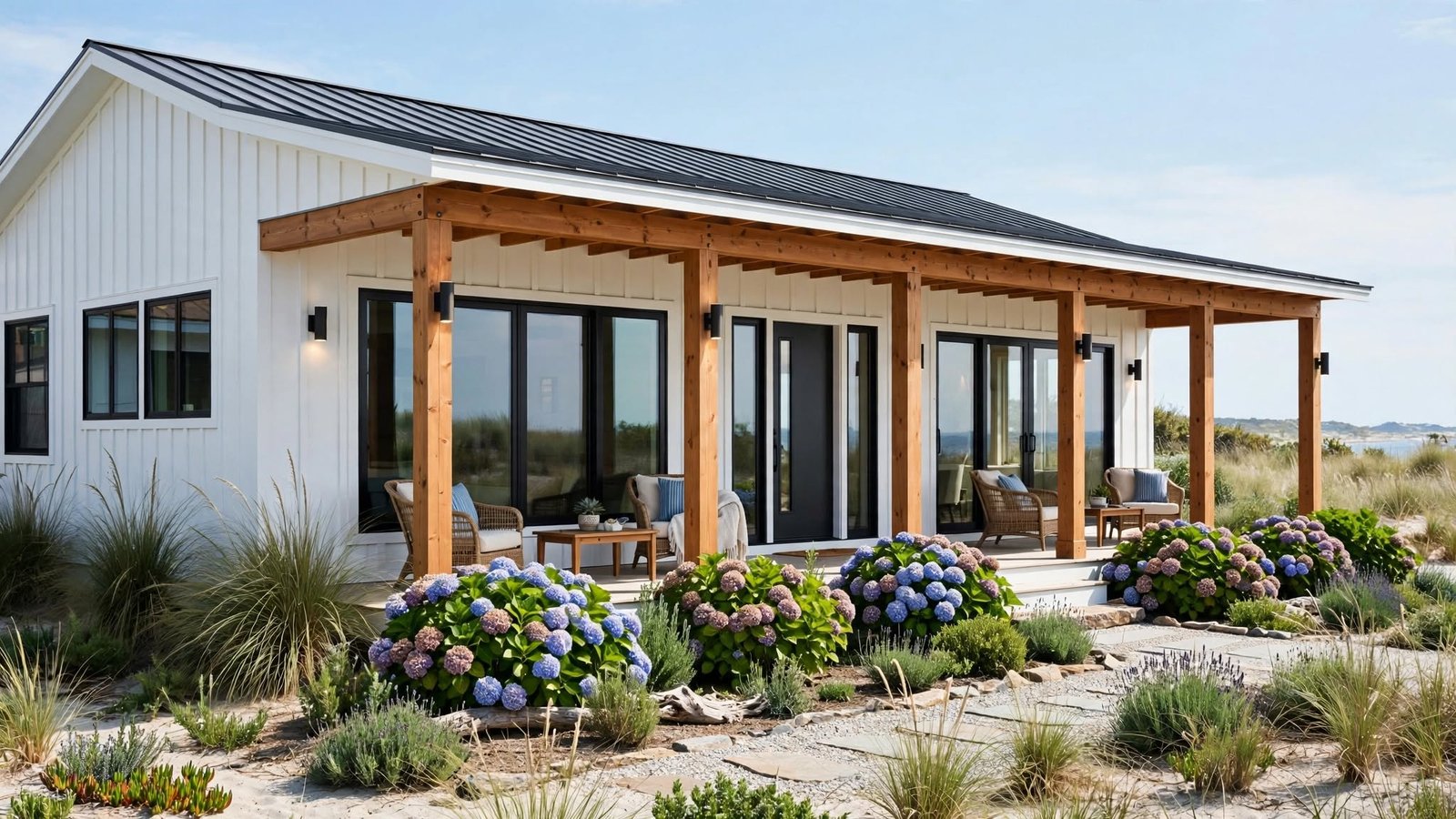 coastal ranch house