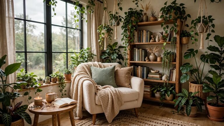20 Stylish Indoor Garden Reading Nook Ideas for Book Lovers