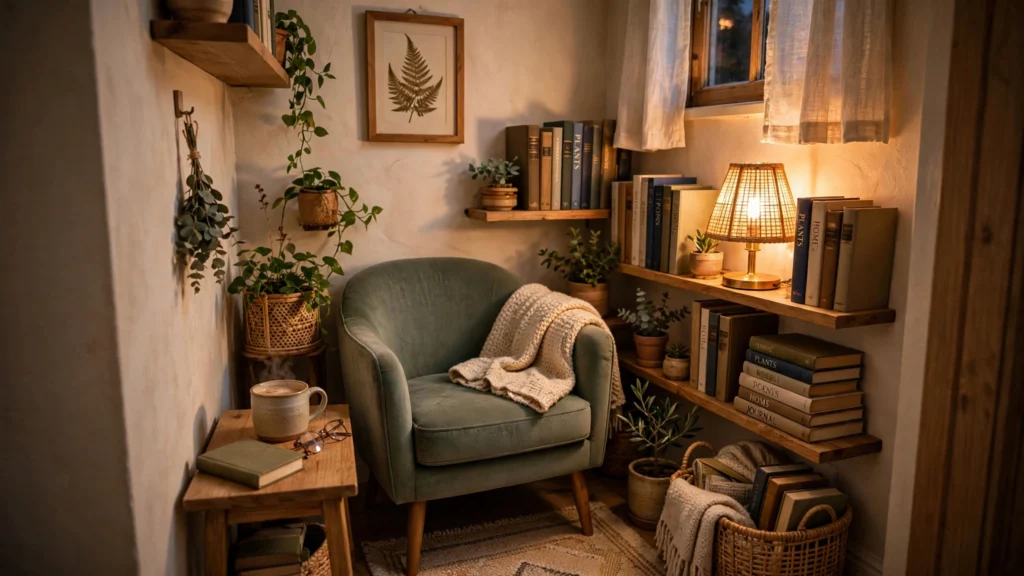 cozy reading nook 1