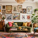 eclectic sunlit living room 1