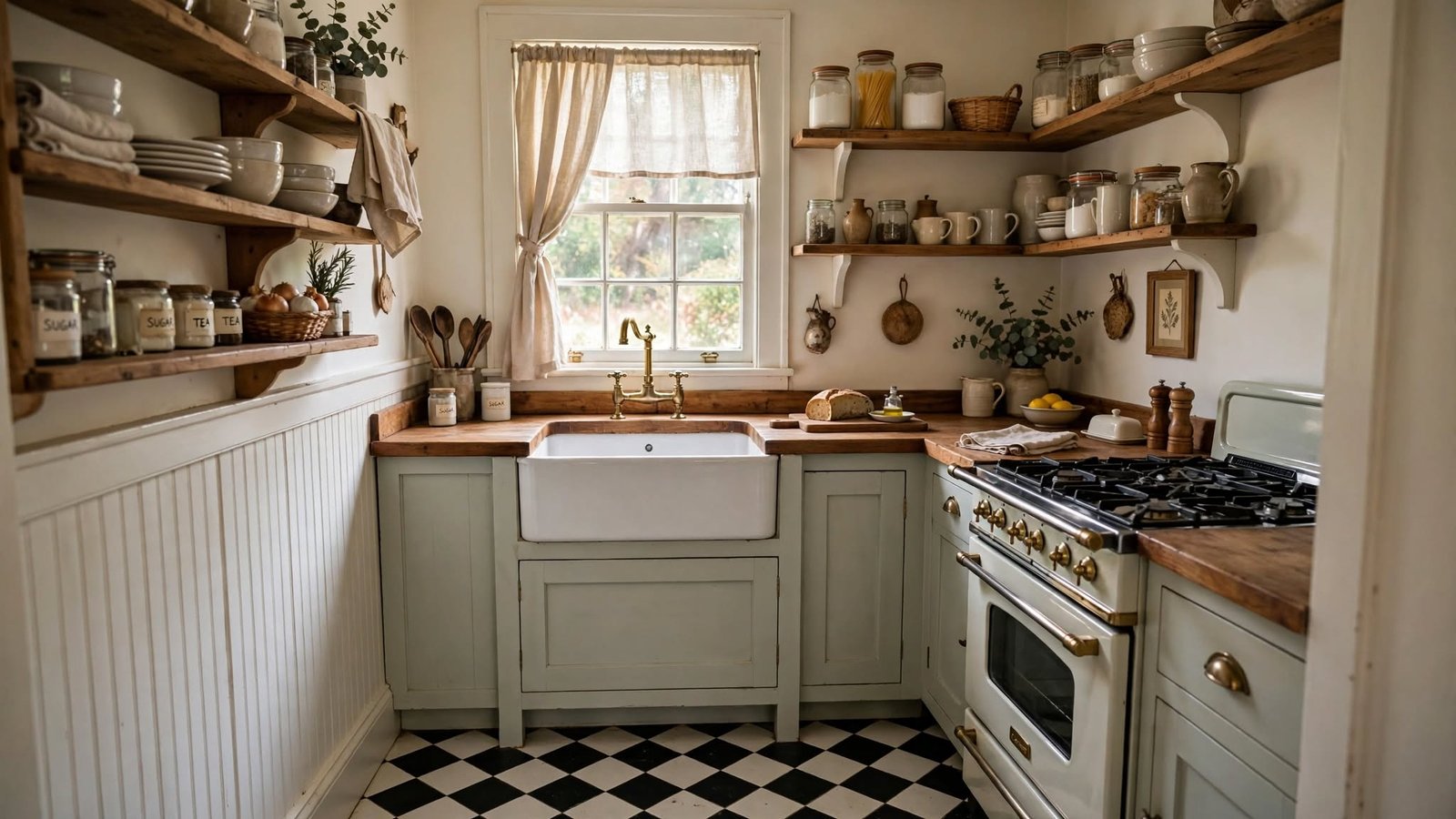 farmhouse kitchen cozy