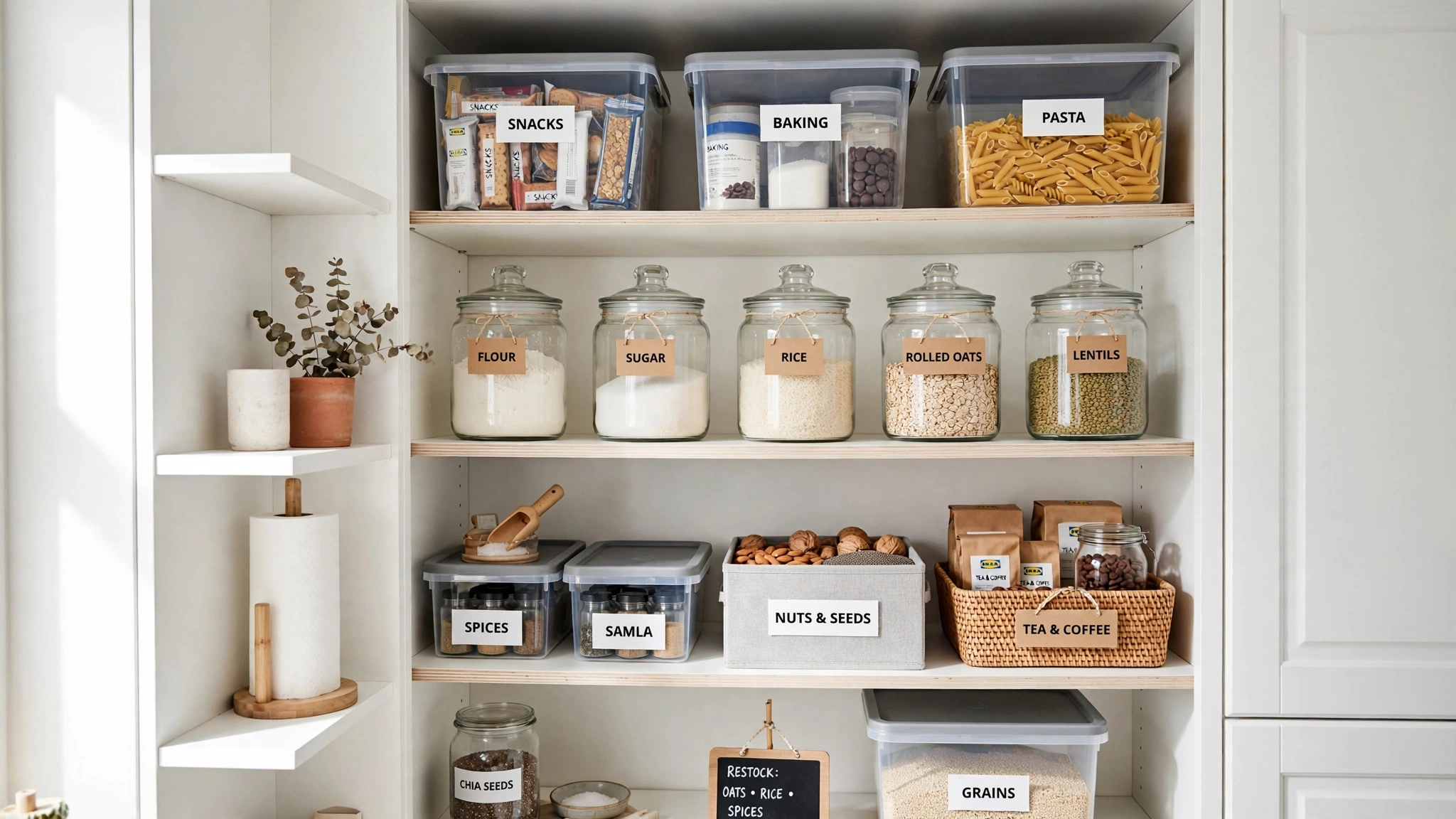 ikea pantry organization