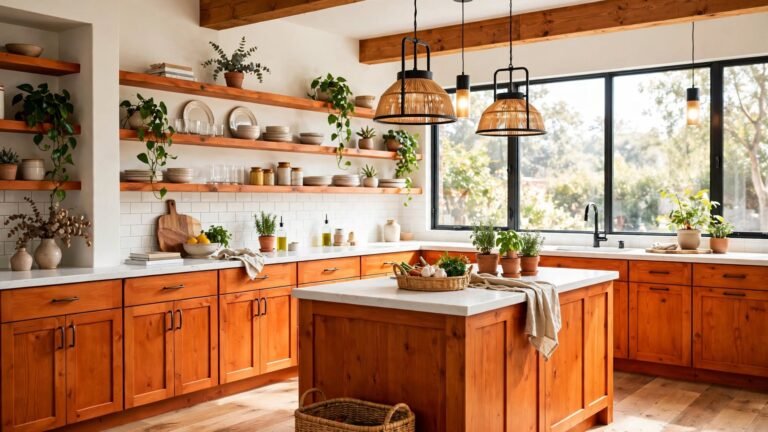 12 Stunning Orange Wood Cabinets Kitchen Ideas for a Vibrant Home