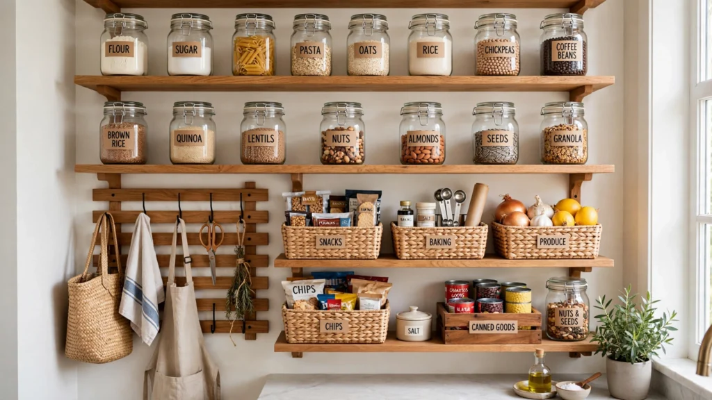 pantry wall organization
