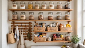 pantry wall organization