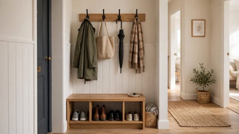 19 Narrow Entryway Bench Ideas for Small Spaces