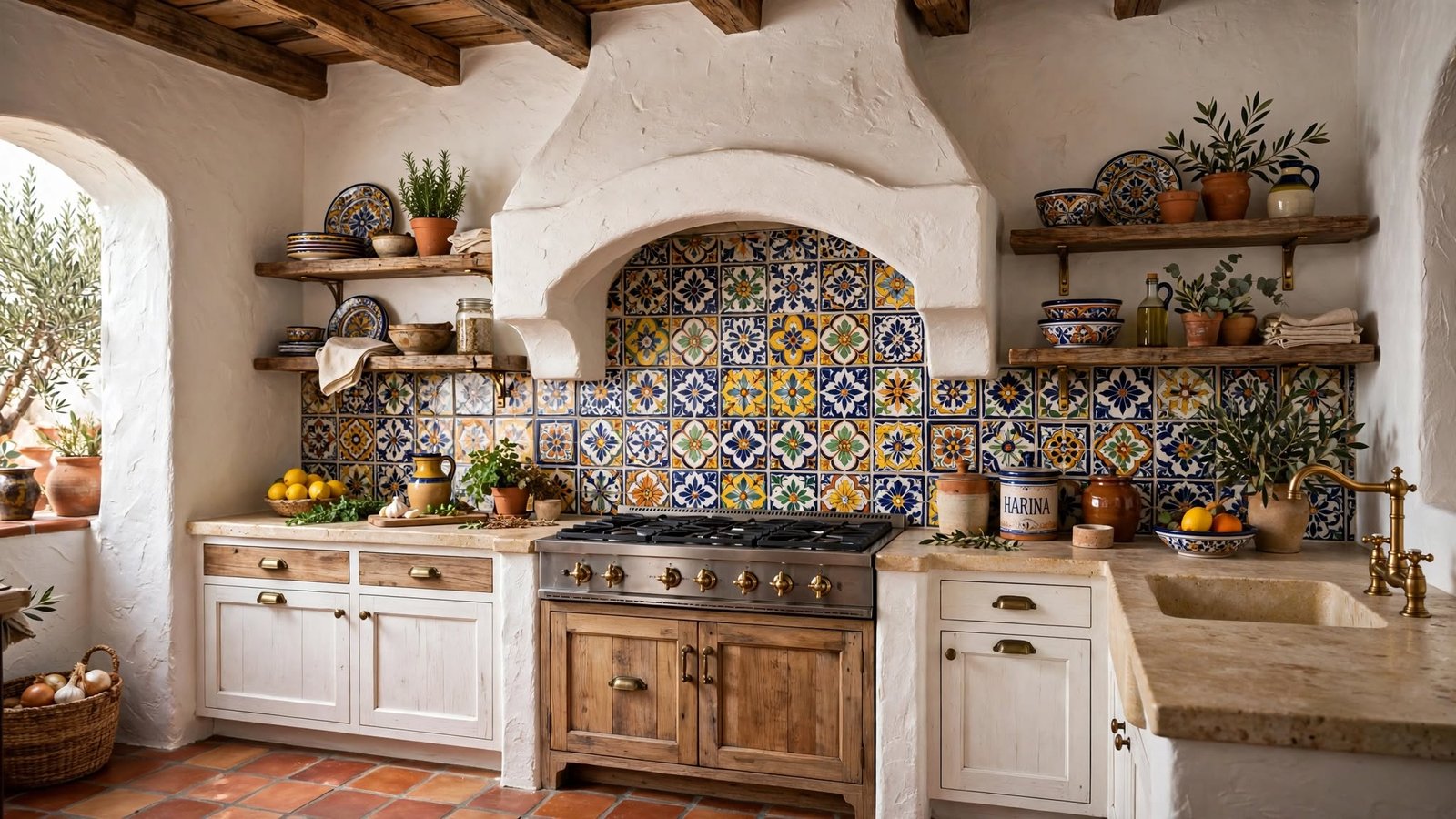 spanish mediterranean kitchen