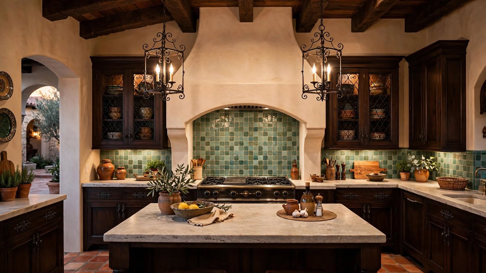 spanish revival kitchen