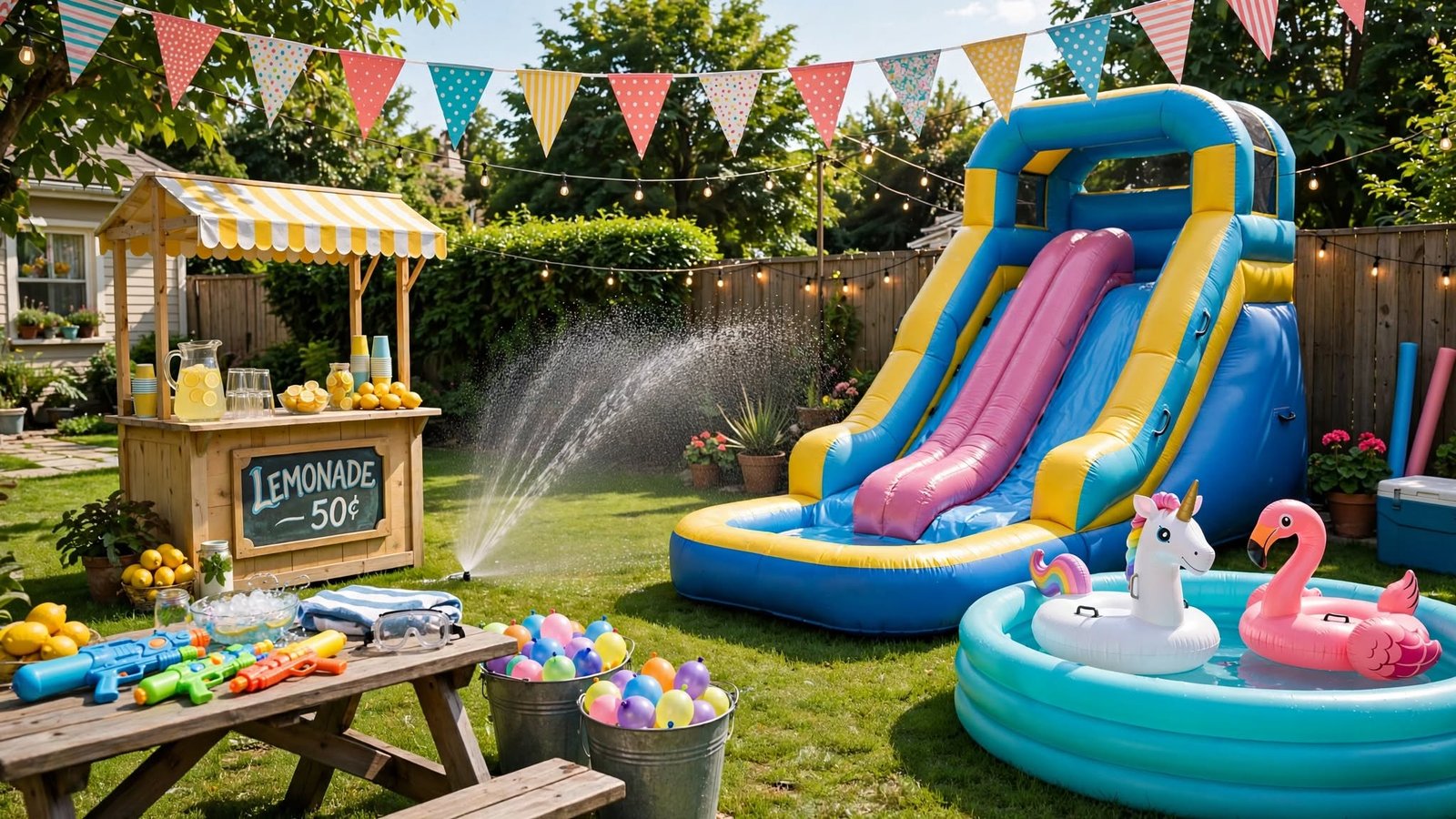 Backyard Water Party Ideas