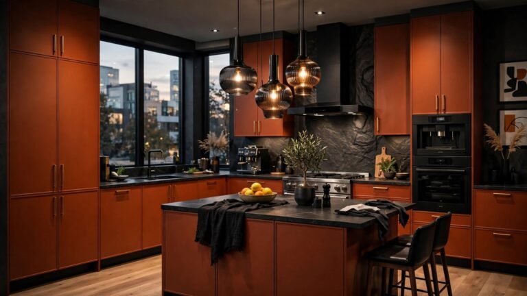 20 Dark Orange Kitchen Ideas for a Warm and Bold Culinary Space