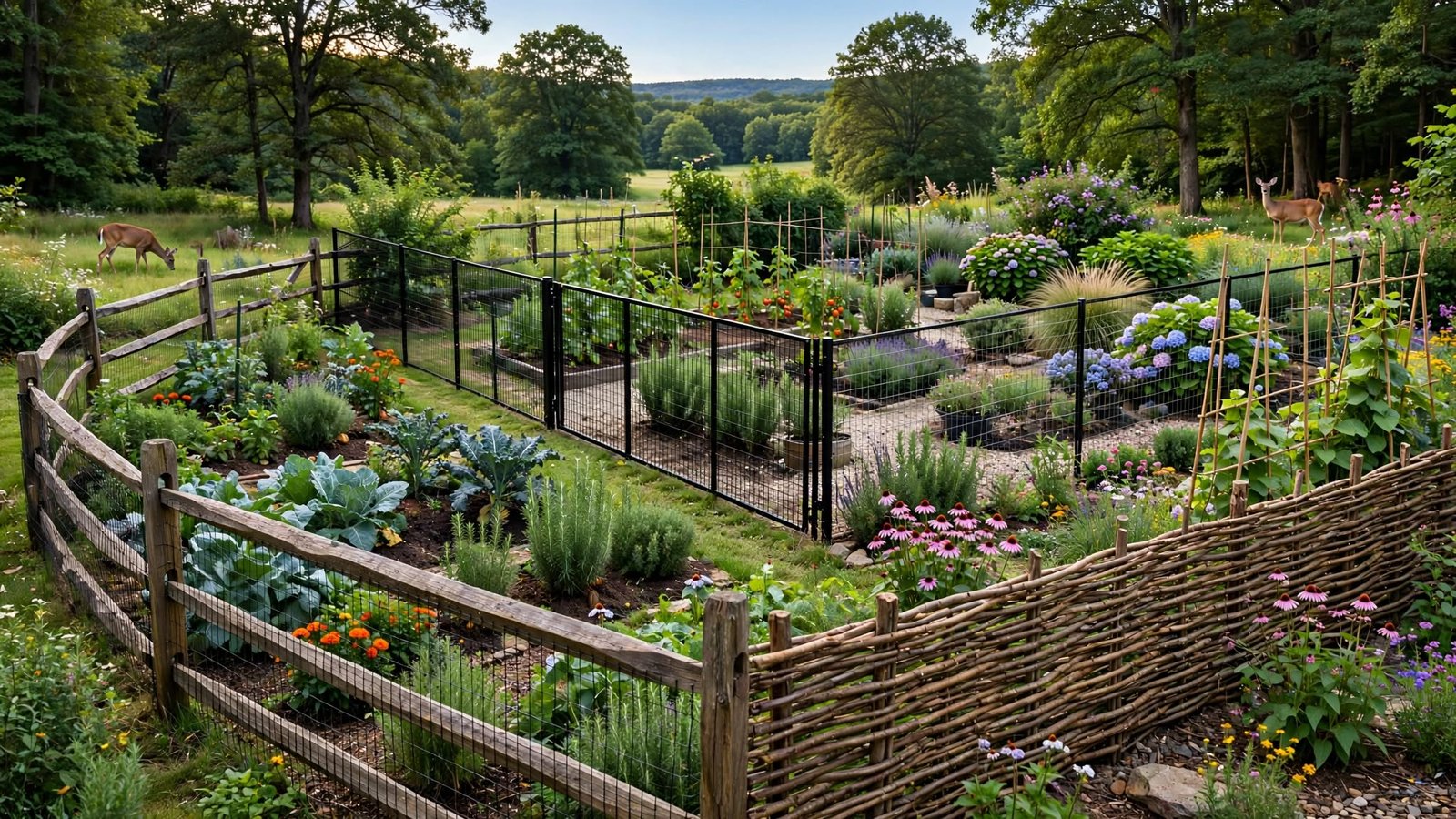 Deer Garden Fence Ideas