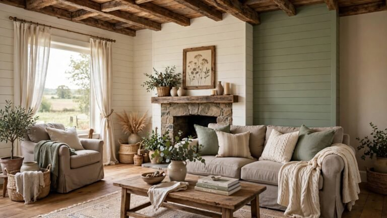 16 Rustic Farmhouse Living Room Paint Colors That Bring Warmth and Charm