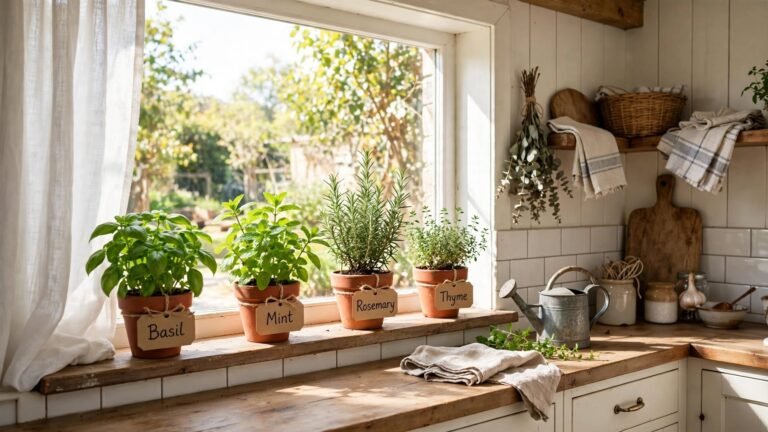 15 Windowsill Herb Garden Ideas for a Fresh and Fragrant Kitchen