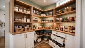 corner pantry organized