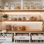 minimalist pantry organization