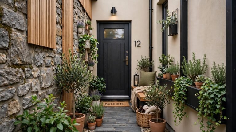 19 Narrow Outdoor Entryway Ideas That Maximize Small Spaces