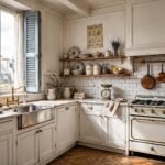 parisian kitchen sunlight