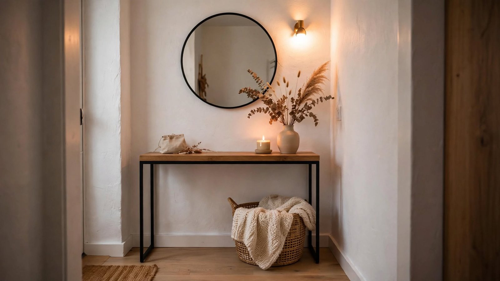 warm entryway evening