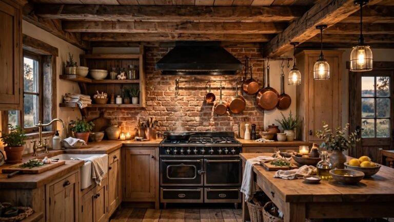 23 Farmhouse Kitchen Brick Backsplash Ideas for Timeless Charm