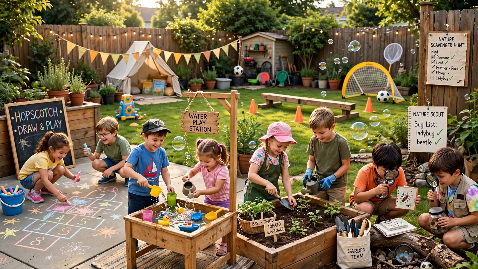 Outdoor Kids Activities Backyard Ideas