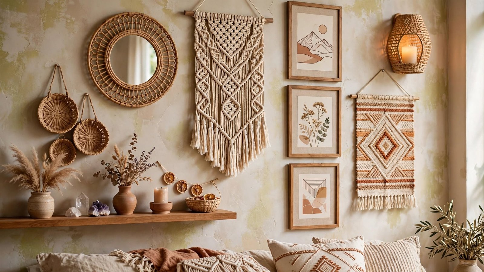 boho bedroom wall decor
